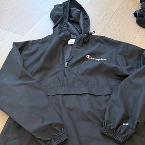 Champion Black Pullover Windbreaker